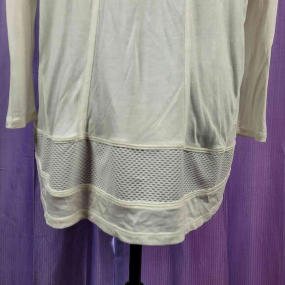 Armani Exchange Cream V-Neck Blouse - Picture 3 of 4